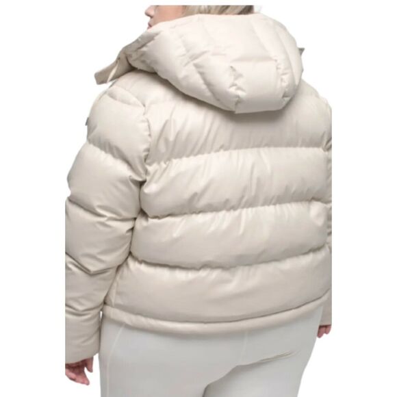 Good American Faux Leather Coat NWT Size L/XL - Picture 3 of 10